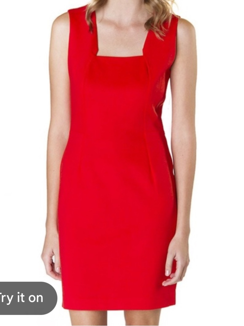 Trina Turk Red Abigayle Sheath Dress!